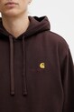 Carhartt WIP bluza Hooded American Script Sweat brązowy I028279.33HXX