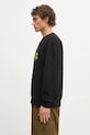 Carhartt WIP bluza bawełniana Clover Sweat I036038.89XX czarny SS26