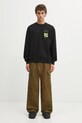 Carhartt WIP bluza bawełniana Clover Sweat I036038.89XX czarny