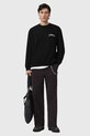 Odzież AllSaints bluza bawełniana DESCENT M032ND czarny