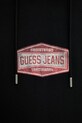 Guess Jeans pamut melegítőfelső M6RQ25.KCPR1 fekete