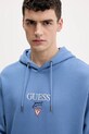 Guess Jeans bluza bawełniana niebieski M6RQ26.KCPR1