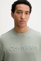 Calvin Klein mikina pánska bavlnená zelená LV04LF230G
