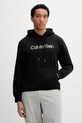 Calvin Klein felpa con cappuccio da uomo in cotone nero LV04LF241G