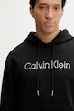 Calvin Klein pulover s kapuco moški bombažen črna LV04LF242G