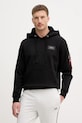 Odzież Alpha Industries bluza Backprint Hoodie Mirror Camo 178318MC czarny
