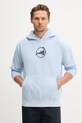 Alpha Industries US Scorpion Backprint Hoodie кофта бавовняна чоловіча блакитний 266335