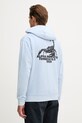 Odzież Alpha Industries bluza męska bawełniana US Scorpion Backprint Hoodie 266335 niebieski