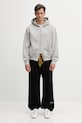RHUDE Classique Zip Up bluza rozpinana męska z bawełną RHSS26HO01829 szary