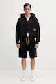 RHUDE Classique Zip Up bluza rozpinana bawełniana męska RHSS26HO11012 czarny