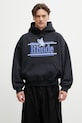 RHUDE Rossa bluza z kapturem bawełniana męska czarny RHSS26HO01012