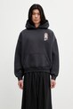 Odzież RHUDE Fumar 91 bluza z kapturem bawełniana męska RHSS26HO04012 czarny