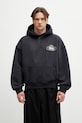 RHUDE Racing Crest bluza z kapturem bawełniana męska czarny RHSS26HO07012