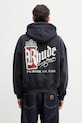 RHUDE Fumar 91 bluza rozpinana bawełniana męska czarny RHSS26HO09012