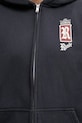 RHUDE Fumar 91 bluza rozpinana bawełniana męska czarny RHSS26HO09012