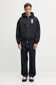 RHUDE Fumar 91 bluza rozpinana bawełniana męska RHSS26HO09012 czarny