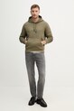 Trussardi bluza bawełniana G8218000117N zielony SS26