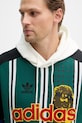 adidas Originals mikina s kapucí pánská bavlněná zelená KD1438