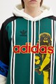 adidas Originals bluza z kapturem z bawełny męska zielony KD1438