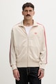 adidas Originals felpa con cerniera da uomo Firebird beige KE1643