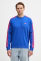adidas Originals bluza męska z bawełną niebieski KE2426
