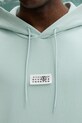MM6 Maison Margiela bluza bawełniana SH0GU0042.M25025.544 turkusowy