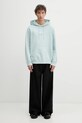 MM6 Maison Margiela bluza bawełniana SH0GU0042.M25025.544 turkusowy