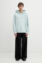 MM6 Maison Margiela bluza bawełniana SH0GU0042.M25025.544 turkusowy