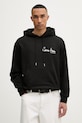 Calvin Klein Jeans bluza z kapturem męska bawełniana czarny LV04RF234G
