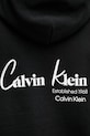 Calvin Klein Jeans bluza z kapturem męska bawełniana LV04RF234G czarny