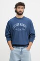 Calvin Klein Jeans felpa da uomo blu LV04RF244G