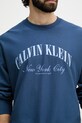 Calvin Klein Jeans felpa da uomo LV04RF244G blu