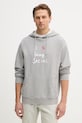 United Colors of Benetton bluza bawełniana nadruk szary 30HRU2025