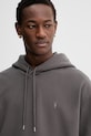 AllSaints pamut melegítőfelső ASHER szürke M017ND