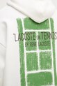 Lacoste Bluza z kapturem męska bawełniana SH2196 biały