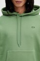 Lacoste felpa in cotone verde SH7741