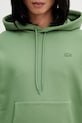 Lacoste felpa in cotone verde SH7741