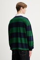 Odzież Levi's longsleeve bawełniany HUDSON BOXY RUGBY 005FO zielony