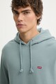 Levi's bluza bawełniana THE ORIGINAL HM HOODIE turkusowy 34581.0060