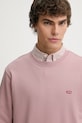 Levi's bluza bawełniana THE ORIGINAL HM CREW różowy 35909.0079