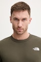 The North Face felpa Simple Dome verde NF0A89FB21L1