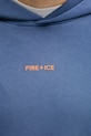 BOGNER Fire+Ice bluza z kapturem męska bawełniana ILAY 84499609 niebieski