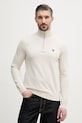 U.S. Polo Assn. свитер для мужчин из хлопка COTTON 1/4 ZIP NECK бежевый MUP3938.L22