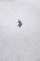 U.S. Polo Assn. bluza z kapturem męska z bawełną DHM LB MUP4412 szary