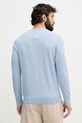 Odzież U.S. Polo Assn. sweter męski bawełniany DHM KNIT MUP4551 niebieski