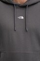 The North Face mikina s kapucňou pánska bavlnená Essential Light NF0A8GQDRHI1 sivá
