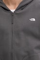 The North Face mikina pánska bavlnená Essential Oversize NF0A8GQGRHI1 sivá