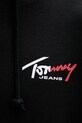 Tommy Jeans bluza z kapturem męska bawełniana DM0DM22680 czarny