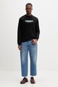 Tommy Jeans bluza męska bawełniana DM0DM22682 czarny SS26