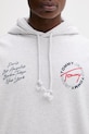 Tommy Jeans Bluza z kapturem męska bawełniana DM0DM22683 szary
